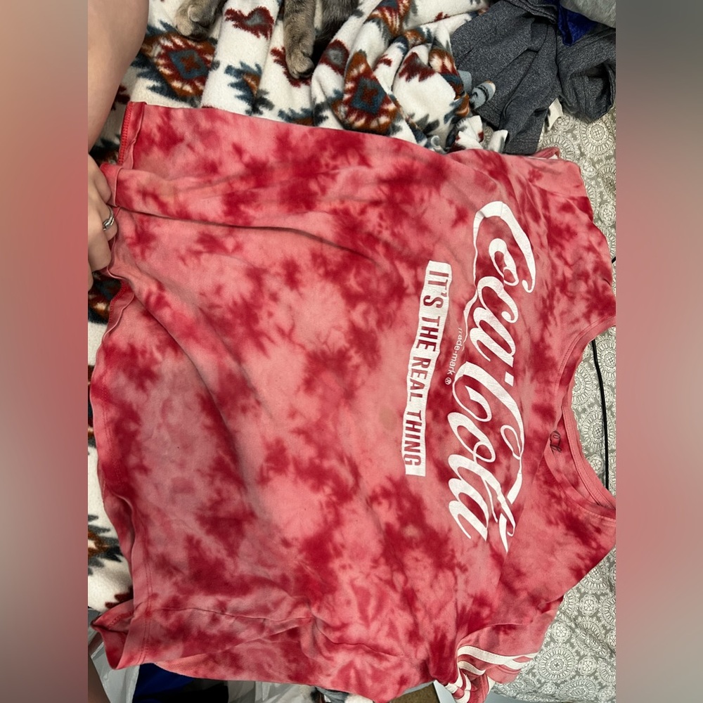 Coca Cola crop top medium